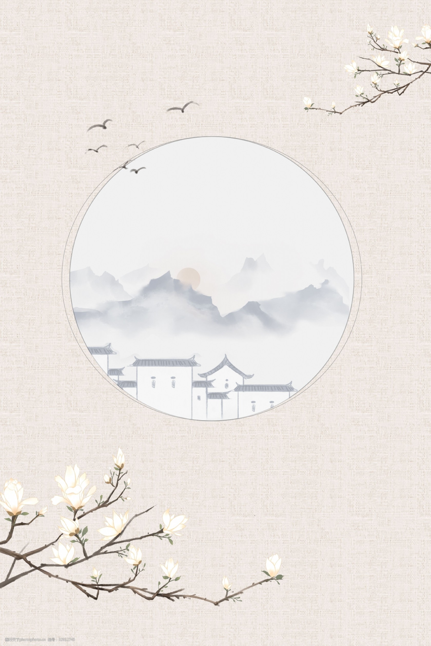 古風中國山水背景素材在藝術(shù)活動策劃中的美學應(yīng)用